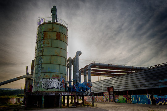 Usine abandonn&eacute;e