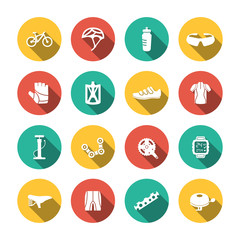 Set of Biking Icons