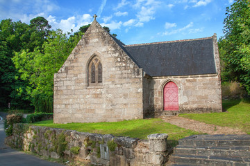 Fototapeta na wymiar Chapelle St Nicolas à Port Manech, Finistère, Bretagne