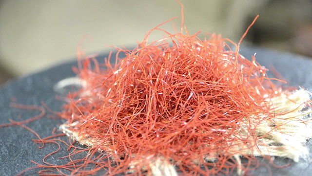 Portion of Chilli Strings as not loopable HD close-up video clip