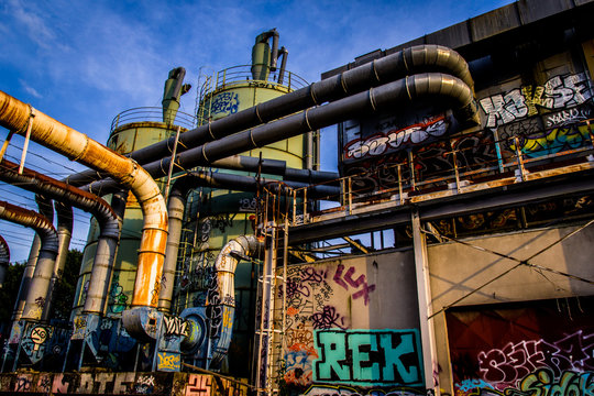 Usine abandonn&eacute;e