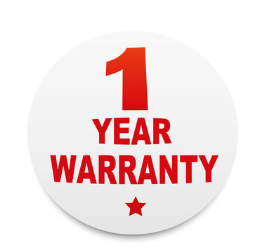 Top quality 1 year warranty badge-