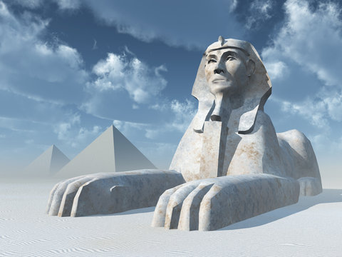 Egyptian Sphinx and Pyramids