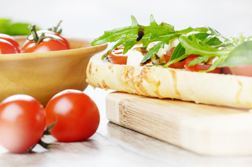 Caprese sandwiches