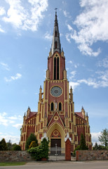 Obraz premium Gervyaty Holy Trinity Catholic church