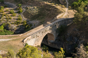 Fototapeta na wymiar Puente De Tebar. Alarcón. Cuenca. España