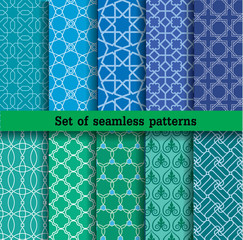 set 2 of seamless patterns