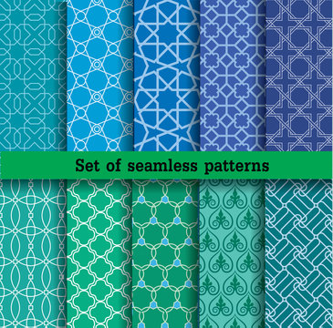 set 2 of seamless patterns