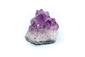 purple amethyst quartz crystal cluster