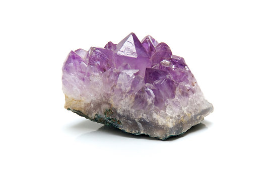 purple amethyst cluster
