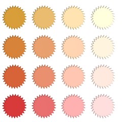 Zonnige ster vorm © emieldelange