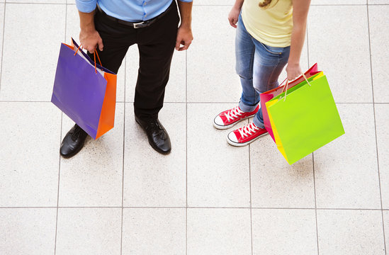 Couple shopping