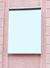Fototapeta premium Advertise billboard on street