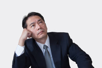 Middle Aged Guy Thinking