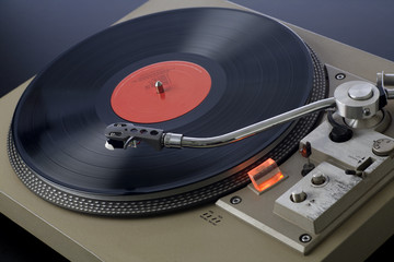 Spinning Record Player