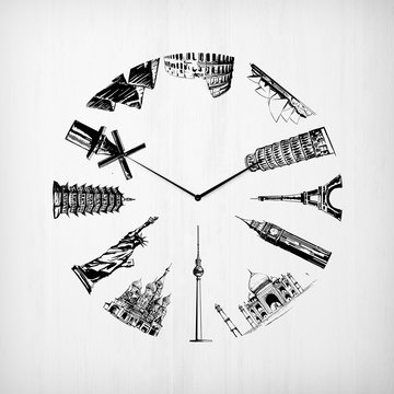Travel clock concept