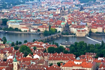 Fototapeta na wymiar Prague Charles Bridge Cityscape