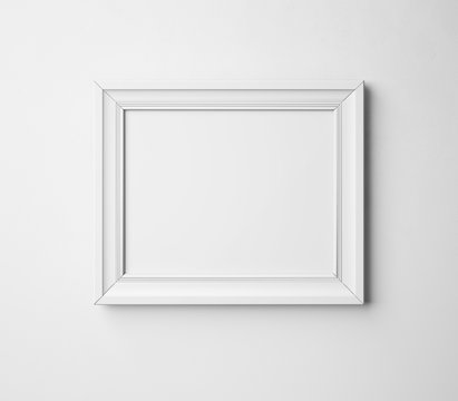blank frame on a wall
