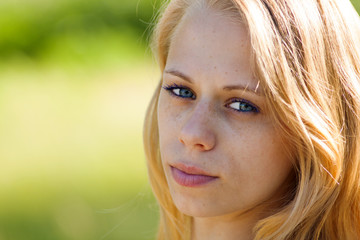 girl with blue eyes a