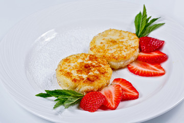 Cake with fruit