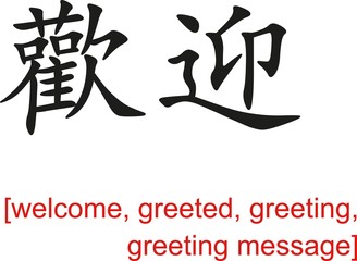 You re welcome in mandarin image