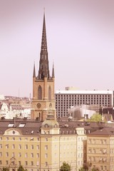 Fototapeta premium Stockholm. Cross processed color tone.