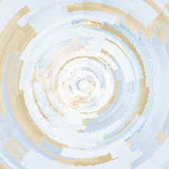 abstract halftone circle background vector