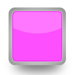 BOUTONS ICONES CARRE ROSE