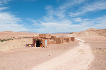 desert road in morocco