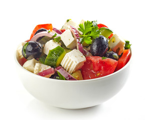 bowl of greek salad