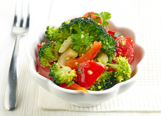 bowl of vegetable salad