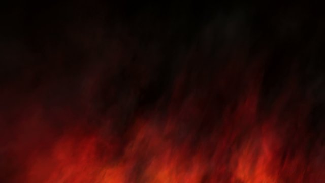 Panning red fractal style fire background, loopable from 6th sec