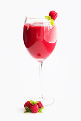Raspberries juice