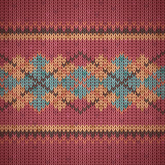 Seamless knitting background pattern