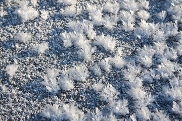 background from snow glinting in the sun
