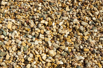 background from gravel stones