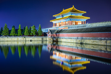 Obraz premium Forbidden City gate in Beijing, China