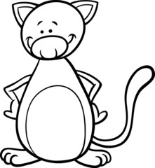 cute cat cartoon coloring book
