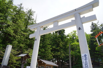 諏訪大社　上社本宮の鳥居