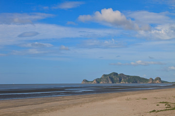  beach and tropical sea in summer