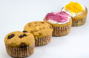 cup cake on white background