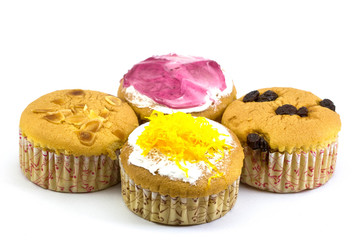cup cake on white background