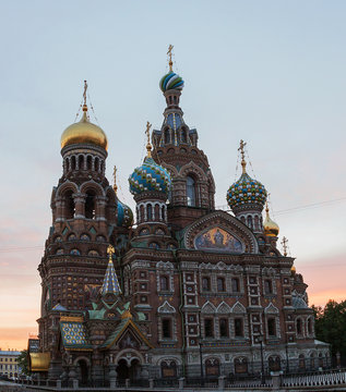Saint Petersburg, Russia, Orthodox Church "Spas na Krovi".