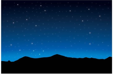 Fototapeta premium Night landscape
