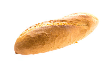 Bread isolated on white