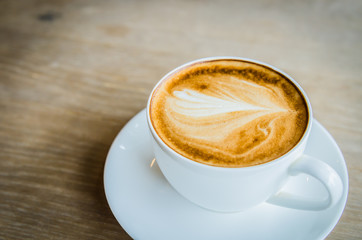 Latte coffee
