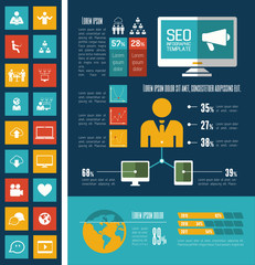 Social Media Infographic Template.