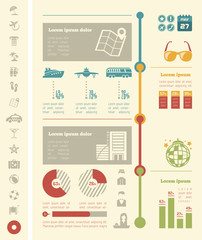Travel Infographic Template.