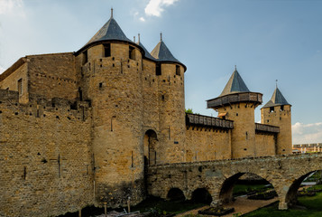 Fototapeta premium the ramparts of Carcassone