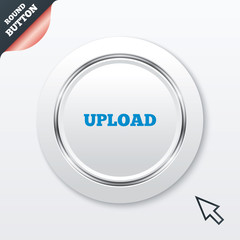 Upload sign icon. Load symbol.